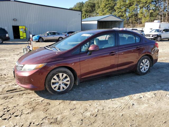 Photo 1 from auction – 2012 HONDA CIVIC LX with VIN 19XFB2F54CE350598