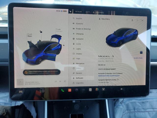 Photo 9 from auction – 2018 TESLA MODEL 3 with VIN 5YJ3E1EB4JF130607