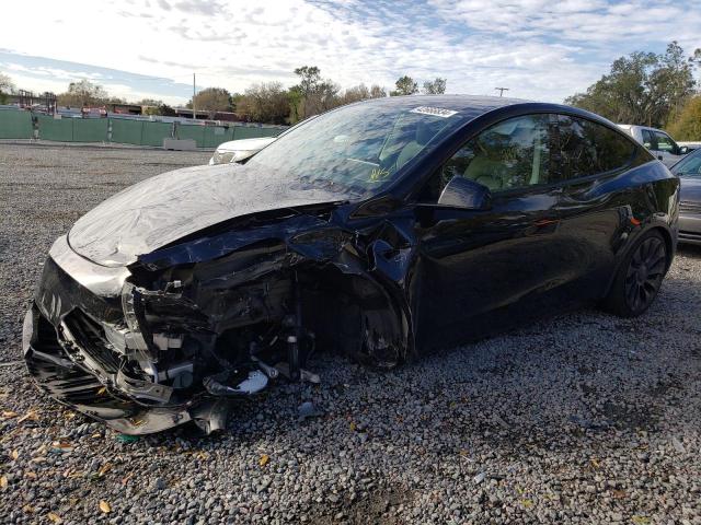 TESLA MODEL Y 2022 with VIN 7SAYGDEF8NF309049 - Photo from auction