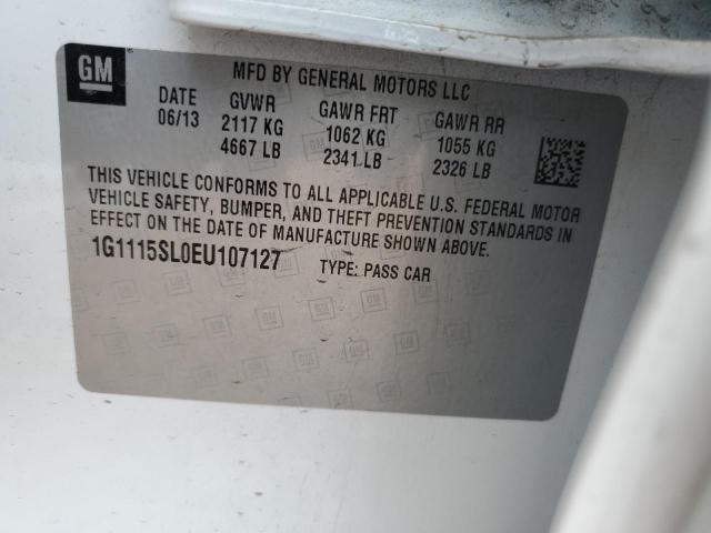 Photo 13 from auction – 2014 CHEVROLET IMPALA LT with VIN 1G1115SL0EU107127