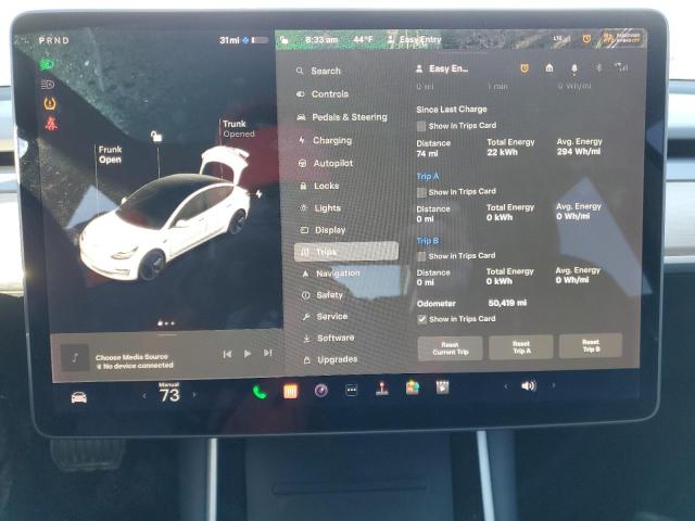 Photo 9 from auction – 2020 TESLA MODEL 3 with VIN 5YJ3E1EA8LF504226
