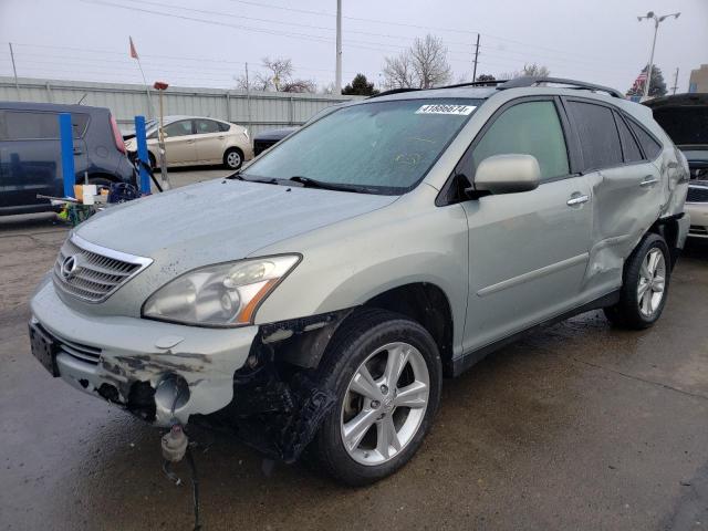 LEXUS RX 400H 2008 with VIN JTJHW31U682047597 - Photo from auction