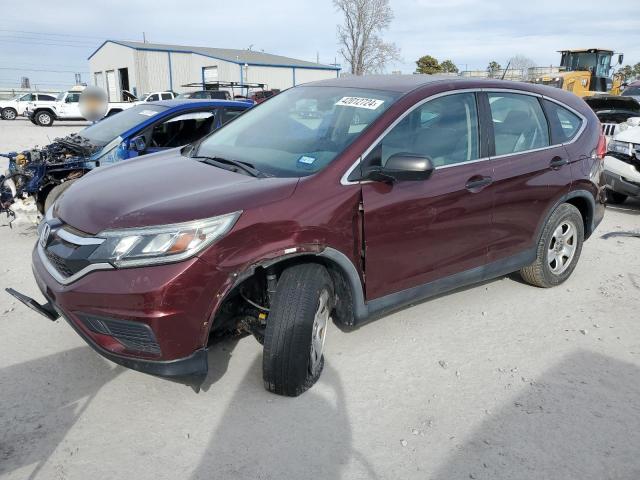 HONDA CR-V LX 2015 with VIN 5J6RM4H32FL060249 - Photo from auction