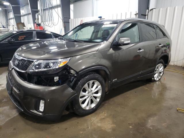 KIA SORENTO EX 2014 with VIN 5XYKUDA76EG498285 - Photo from auction