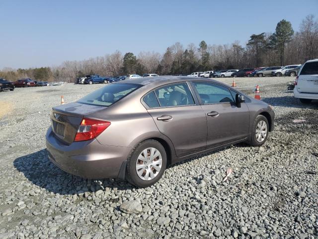 Photo 3 from auction – 2012 HONDA CIVIC LX with VIN 2HGFB2F57CH560604
