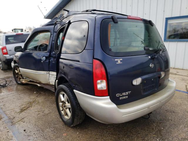 Photo 2 from auction – 2001 NISSAN QUEST GLE with VIN 4N2ZN17T61D817754