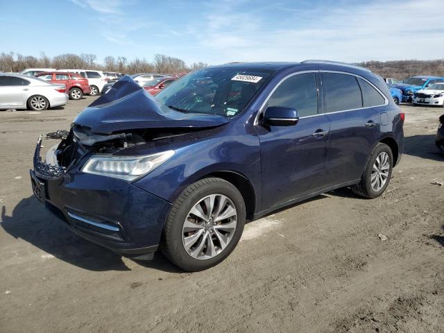ACURA MDX TECHNO 2016 with VIN 5FRYD4H49GB059824 - Photo from auction