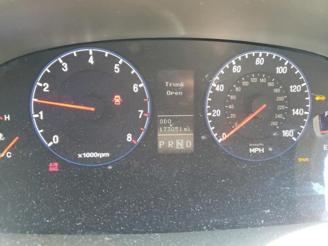 Photo 9 from auction – 2008 HYUNDAI AZERA SE with VIN KMHFC46F58A251957
