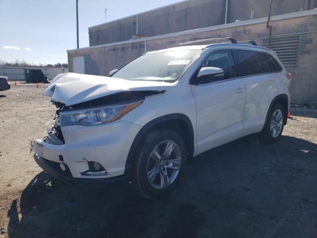 TOYOTA HIGHLANDER 2015 with VIN 5TDDKRFH8FS107770 - Photo from auction