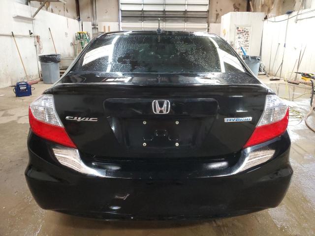 Photo 6 from auction – 2012 HONDA CIVIC HYBR with VIN JHMFB4F2XCS009039