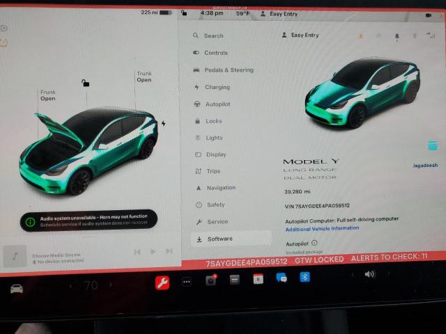 Zdjęcie 9 z aukcji – 2023 TESLA MODEL Y z VIN 7SAYGDEE4PA059512