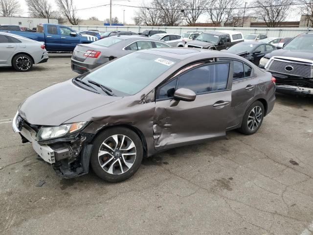 HONDA CIVIC EX 2014 مع رقم تعريف المركبة 19XFB2F83EE057739 - صورة من المزاد