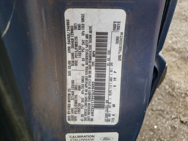 Photo 14 from auction – 2000 MERCURY VILLAGER with VIN 4M2XV11T9YDJ19095