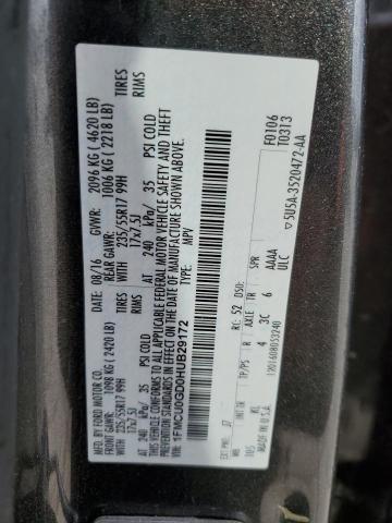 Foto 14 de la subasta – 2017 FORD ESCAPE SE con VIN 1FMCU0GD0HUB29172
