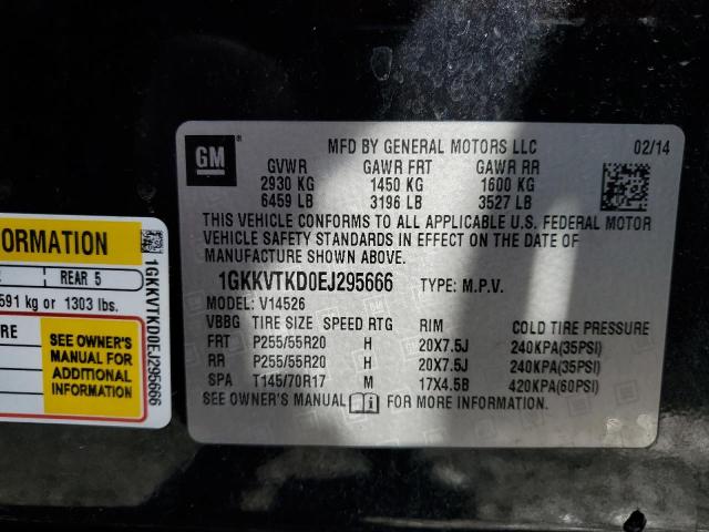 Photo 14 from auction – 2014 GMC ACADIA DEN with VIN 1GKKVTKD0EJ295666
