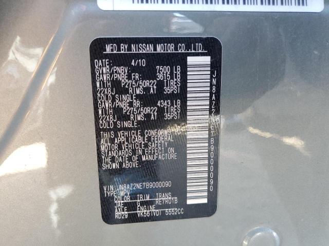 Photo 14 from auction – 2011 INFINITI QX56 with VIN JN8AZ2NE7B9000090