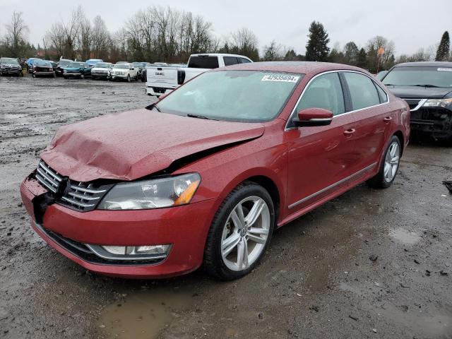VOLKSWAGEN PASSAT SEL 2015 with VIN 1VWCT7A37FC041218 - Photo from auction