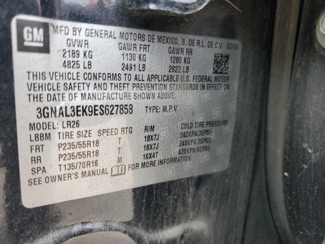 Photo 14 from auction – 2014 CHEVROLET CAPTIVA LT with VIN 3GNAL3EK9ES627858
