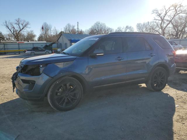FORD EXPLORER X 2018 with VIN 1FM5K7DH5JGB07543 - Photo from auction