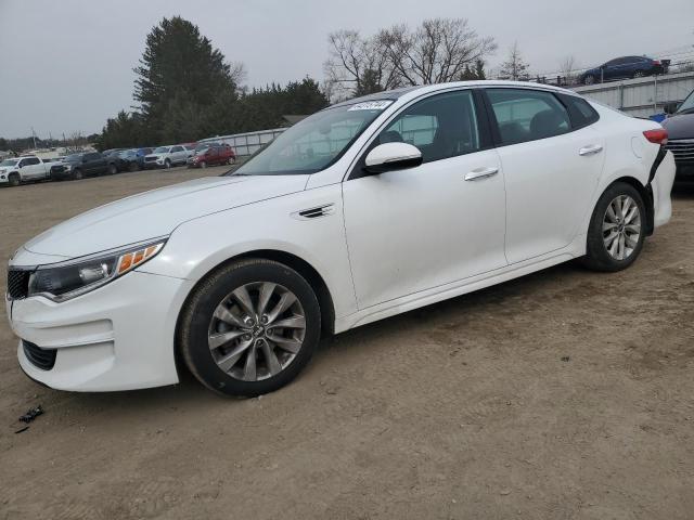 KIA OPTIMA EX 2018 with VIN 5XXGU4L35JG246672 - Photo from auction