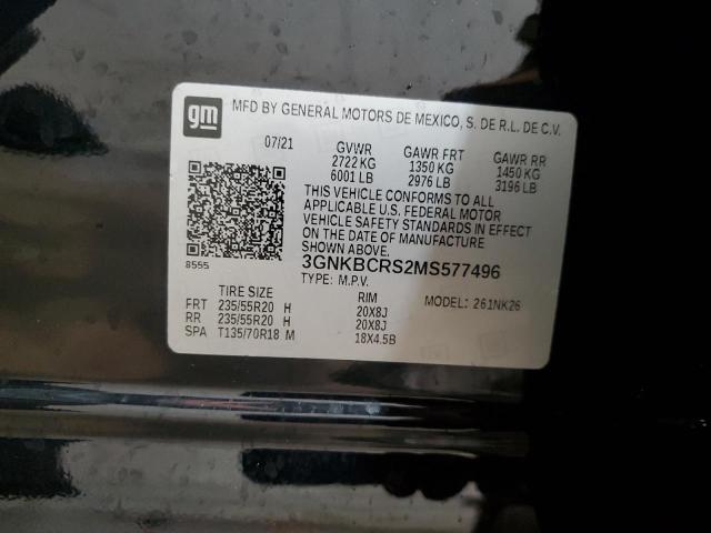 Photo 14 from auction – 2021 CHEVROLET BLAZER 2LT with VIN 3GNKBCRS2MS577496