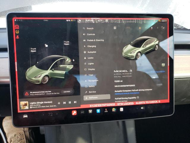 Photo 9 from auction – 2022 TESLA MODEL 3 with VIN 5YJ3E1EB7NF122832