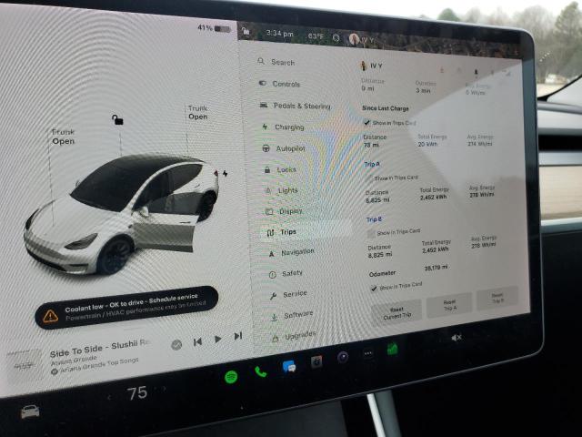 Photo 9 from auction – 2021 TESLA MODEL Y with VIN 5YJYGDEE0MF108054