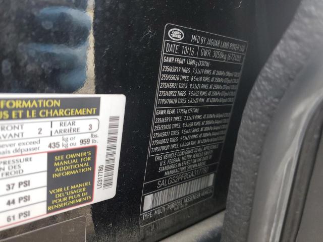 Photo 14 from auction – 2016 LAND ROVER RANGE ROVE with VIN SALGS2PF8GA317780