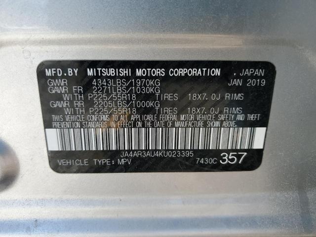 Photo 14 from auction – 2019 MITSUBISHI OUTLANDER with VIN JA4AR3AU4KU023395