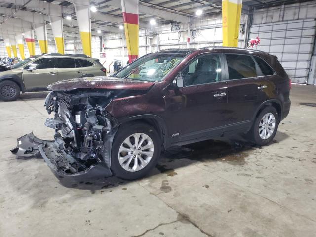 KIA SORENTO EX 2014 with VIN 5XYKUDA74EG519912 - Photo from auction