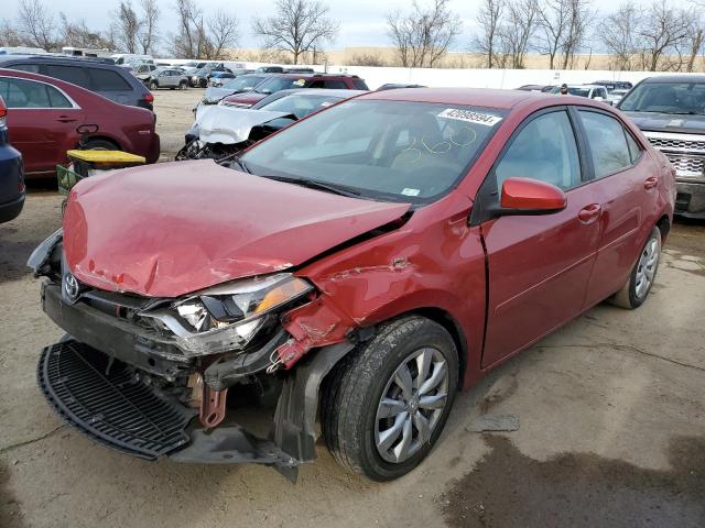 TOYOTA COROLLA L 2015 with VIN 5YFBURHE6FP256286 - Photo from auction