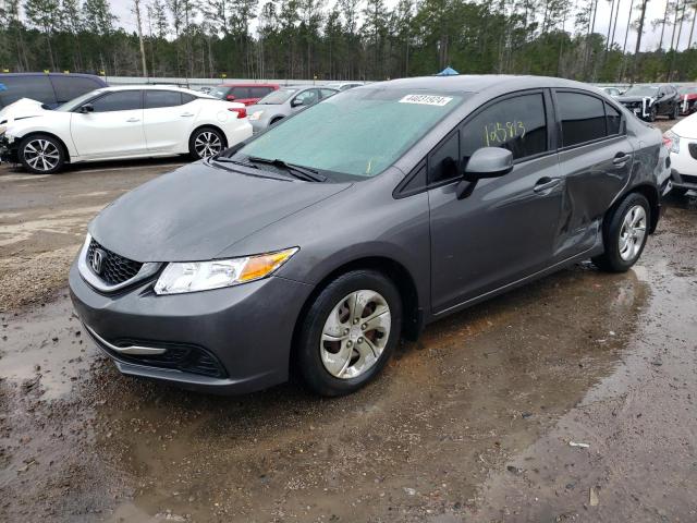 Photo 1 from auction – 2013 HONDA CIVIC LX with VIN 19XFB2F5XDE249437