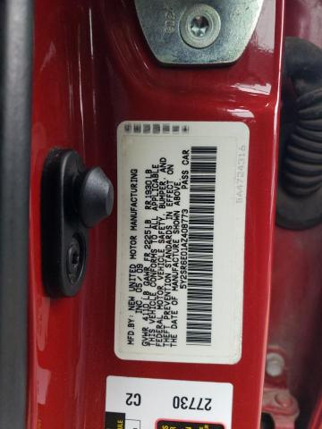 Photo 12 from auction – 2010 PONTIAC VIBE AWD with VIN 5Y2SR6E01AZ408773