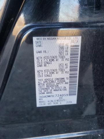 Photo 14 from auction – 2014 NISSAN PATHFINDER with VIN 5N1AR2MM7EC724059