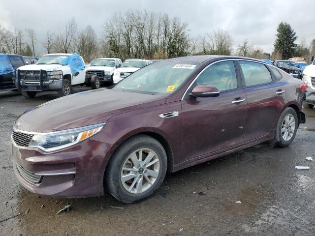 KIA OPTIMA LX 2016 with VIN 5XXGT4L30GG028554 - Photo from auction