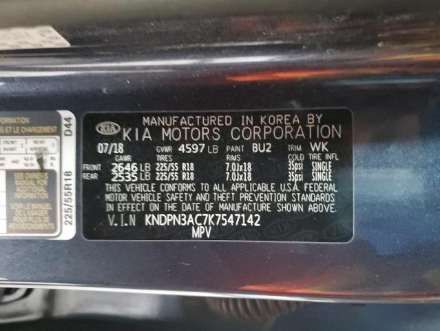 Photo 12 from auction – 2019 KIA SPORTAGE E with VIN KNDPN3AC7K7547142