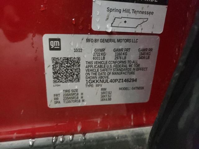Photo 14 from auction – 2023 GMC ACADIA SLT with VIN 1GKKNUL40PZ146294