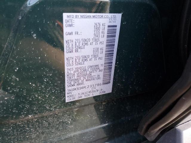 Photo 14 from auction – 2023 NISSAN PATHFINDER with VIN 5N1DR3CD4PC235786