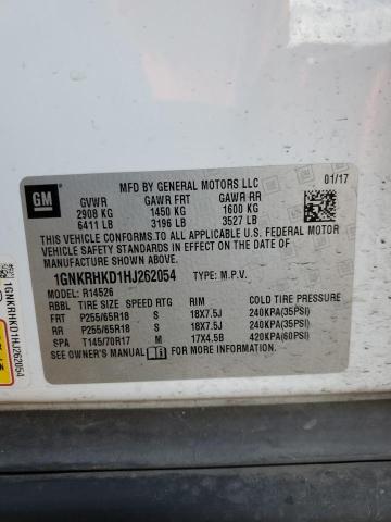 Photo 13 from auction – 2017 CHEVROLET TRAVERSE L with VIN 1GNKRHKD1HJ262054