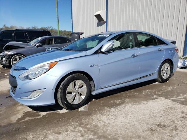 HYUNDAI SONATA HYB 2015 with VIN KMHEC4A46FA130644 - Photo from auction