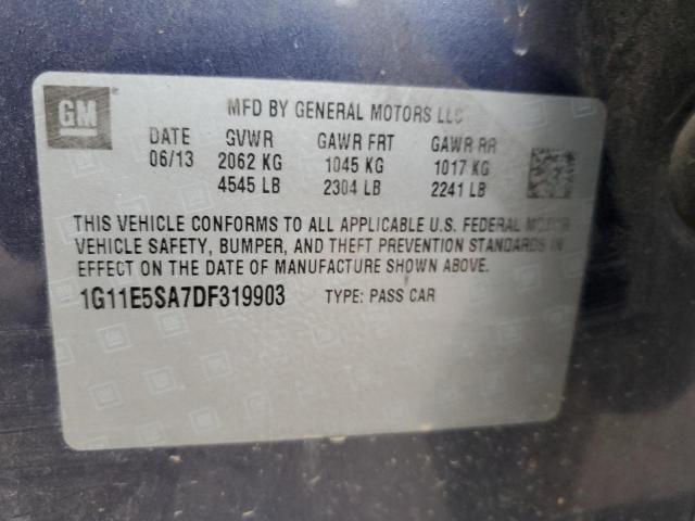 Photo 13 from auction – 2013 CHEVROLET MALIBU 2LT with VIN 1G11E5SA7DF319903