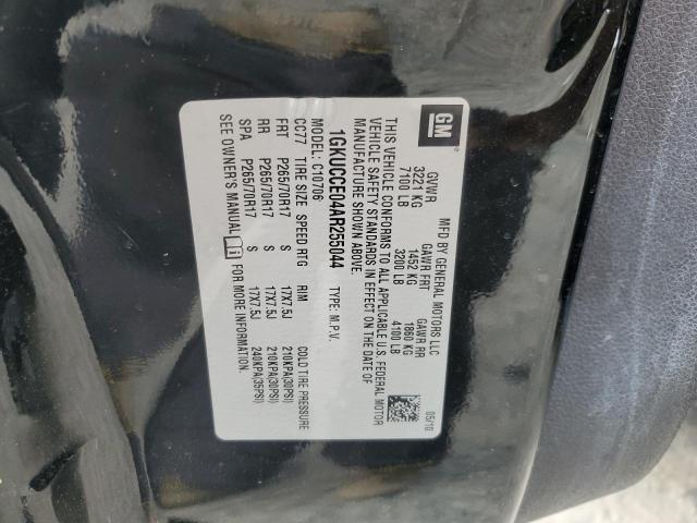 Photo 14 from auction – 2010 GMC YUKON SLT with VIN 1GKUCCE04AR255044