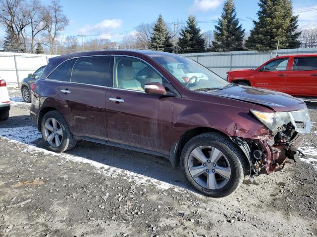 Photo 4 from auction – 2012 ACURA MDX TECHNO with VIN 2HNYD2H37CH544331
