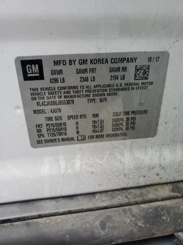 Photo 14 from auction – 2018 BUICK ENCORE PRE with VIN KL4CJASB6JB553878