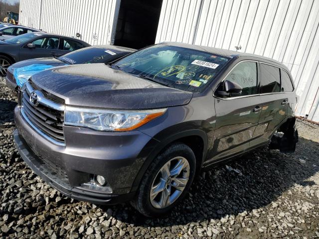 TOYOTA HIGHLANDER 2016 with VIN 5TDDKRFH7GS341738 - Photo from auction