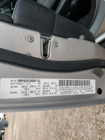 Photo 13 from auction – 2012 DODGE JOURNEY SX with VIN 3C4PDCBG4CT257121