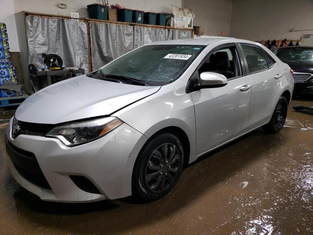 TOYOTA COROLLA L 2014 with VIN 2T1BURHE1EC222707 - Photo from auction
