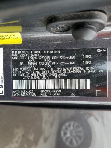 Photo 14 from auction – 2016 TOYOTA 4RUNNER SR with VIN JTEZU5JR4G5130877