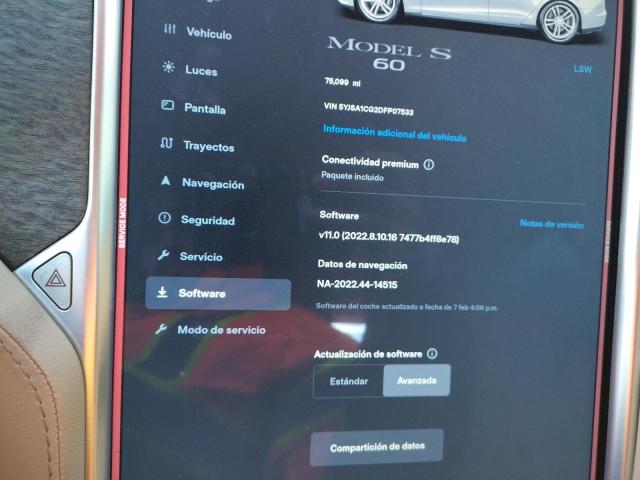 Photo 9 from auction – 2013 TESLA MODEL S with VIN 5YJSA1CG2DFP07533