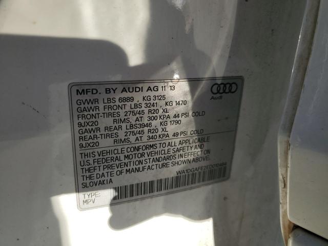 Photo 14 from auction – 2014 AUDI Q7 PRESTIG with VIN WA1DGAFE2ED010464